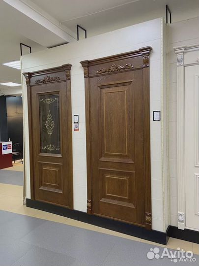 Двери тёмные межкомнатные