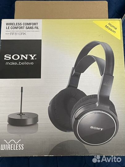Беспроводные наушники sony RF 810 RK