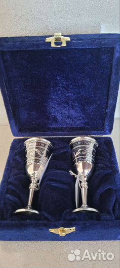 Рюмки серебряные