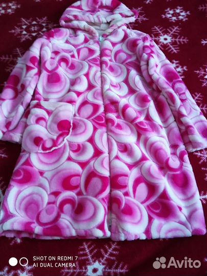 Халат плюшевый