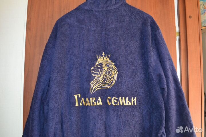 Мужской махровый халат