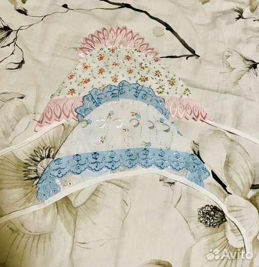 Две летние шапочки для новорожденной из СССР