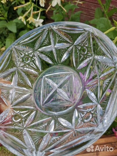 Вазы конфетницы хрусталь СССР
