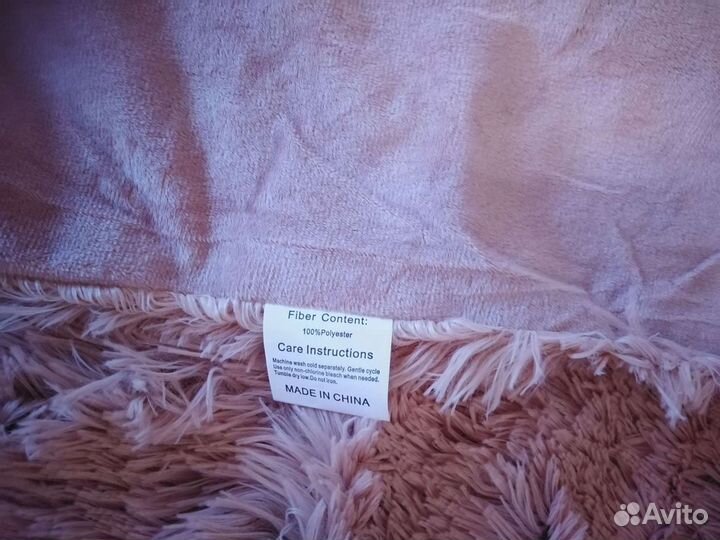 Плед-покрывало (цвет-розовая пудра) 130х160 (новый