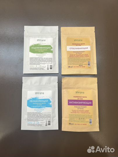 Альгинатная маска для лица, Леврана, Levrana