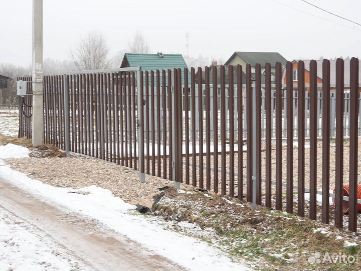 Заборы из профнастила от производителя