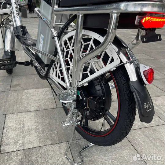 Электровелосипед minako V8 Pro 12Ah с корзиной