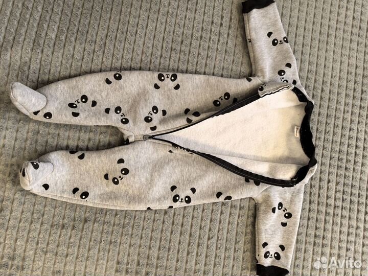 Комбинезон детский флисовый тёплый 74