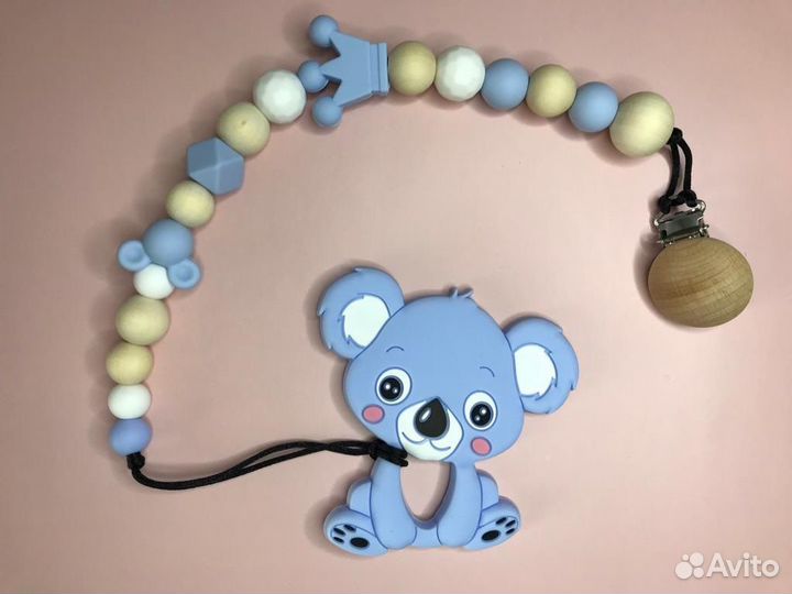 Держатель для соски пустышки грызунок