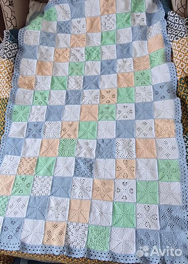 Вязанный плед