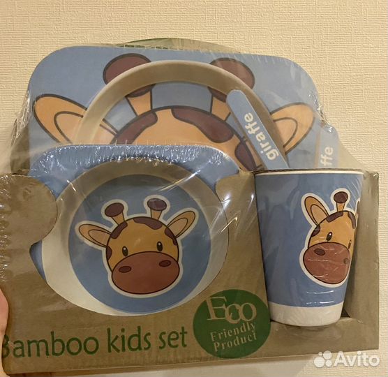 Детская посуда из бамбука