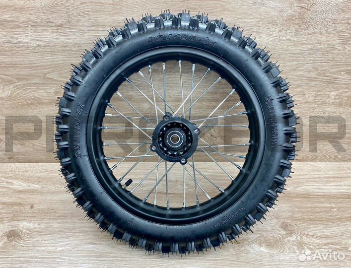 Комплект колёс 17/14 (в сборе), новый, питбайк