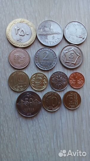 Монеты Азии: Сингапур, Шри- Ланка, Гонконг, Кипр