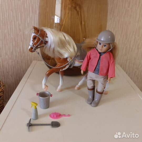 Лошадка и куколка-наездница Lori