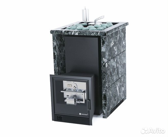 Печь банная Анапа в кожухе открытый верх