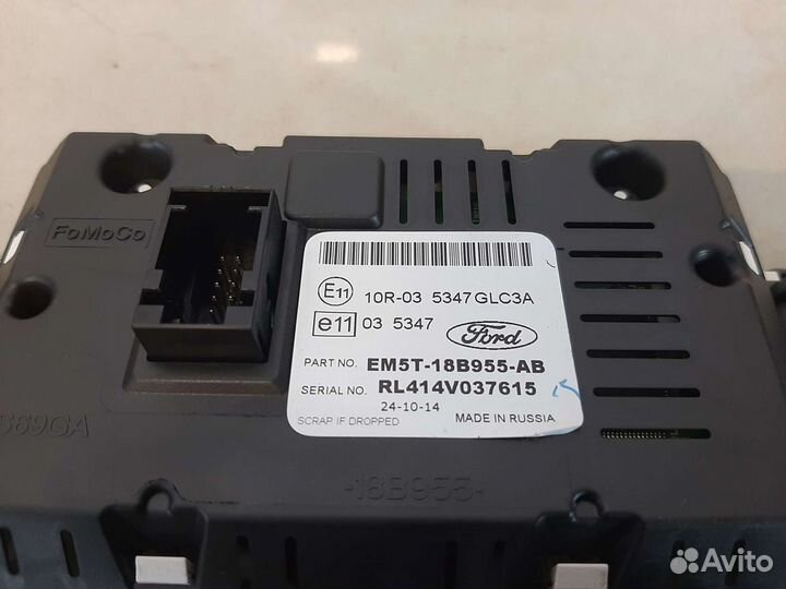 Дисплей магнитолы Ford Focus 3