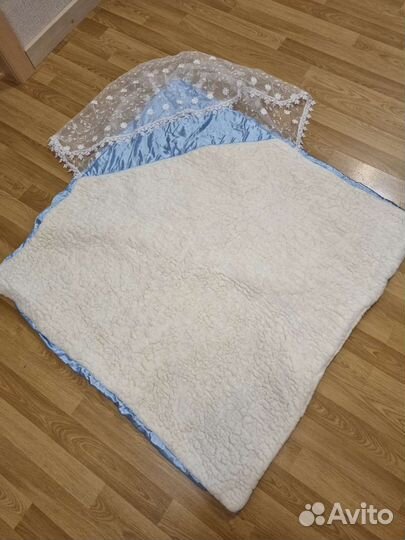 Конверт одеяло на выписку зима