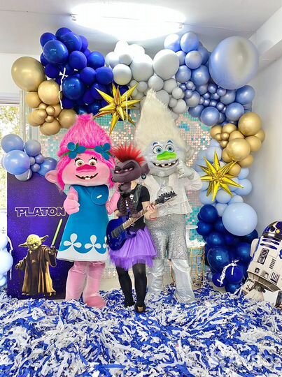 Ростовые куклы тролли Розочка и Алмаз