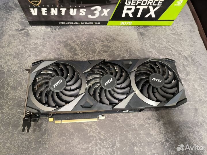 Видеокарта MSI RTX 3070 Ventus x3 8Gb (Обмен)
