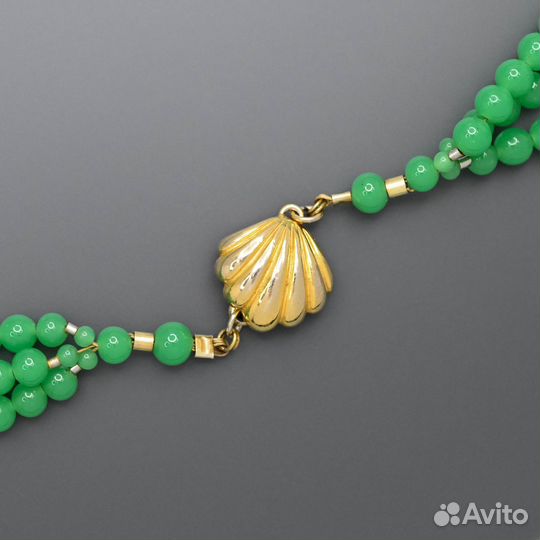Колье бусы бижутерия винтаж