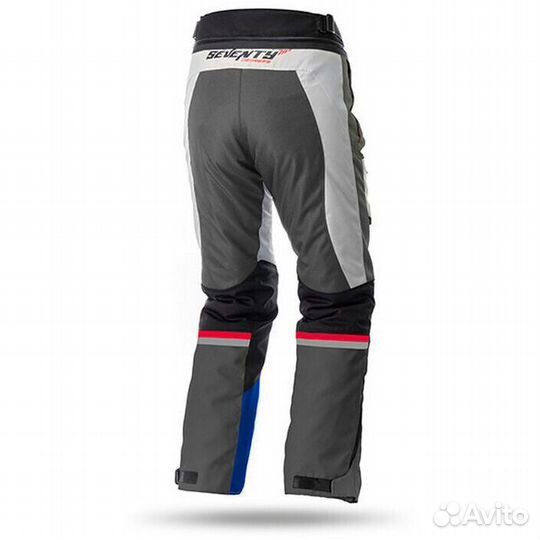 Seventy PT3S Shortened Touring Gray Red Blue Fabric Motorcycle мотоштаны