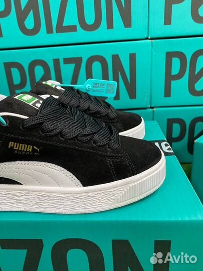 Puma Suede XL Черные оригинал Poizon