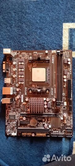 Материнская плата с fx6300 6/6потоков +кулер