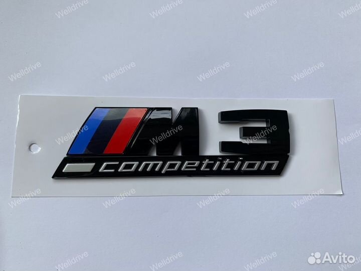 Шильд M3 Competition BMW 3 G20 глянец