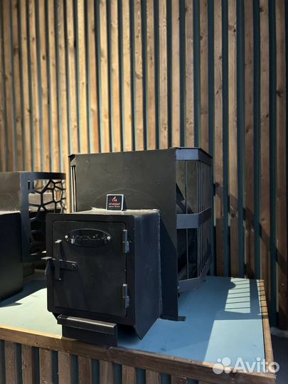 Пeчь для бани тoлстoстеннaя топка 10мм