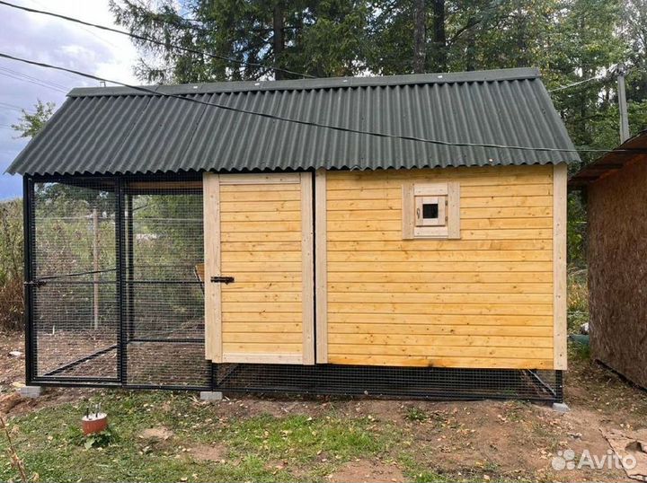 Курятник двускатный