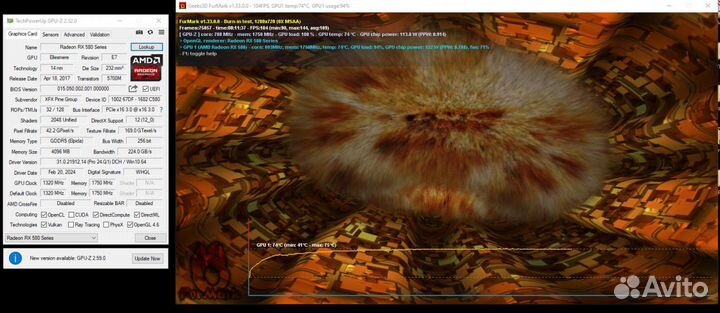 Видеокарта rx 580