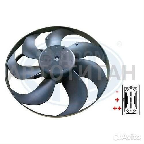 Вентилятор охлаждения радиатора, vw bora/golf iv V