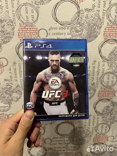 UFC 3 диск - Игра для playstation ps4
