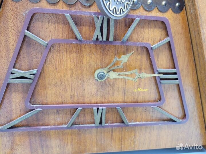 Часы настенные ходики с боем Маяк с кукушкой