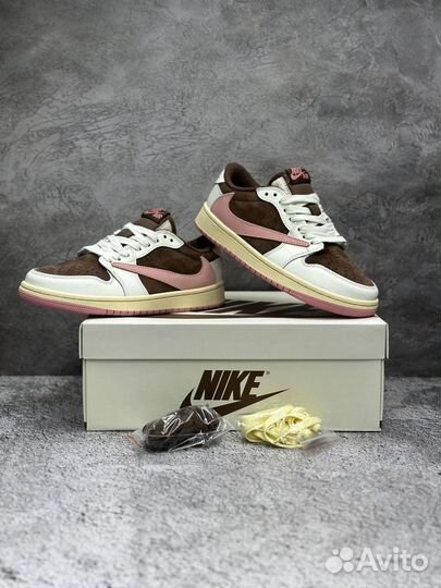 Кроссовки Nike Air Jordan 1 Low x travis scott