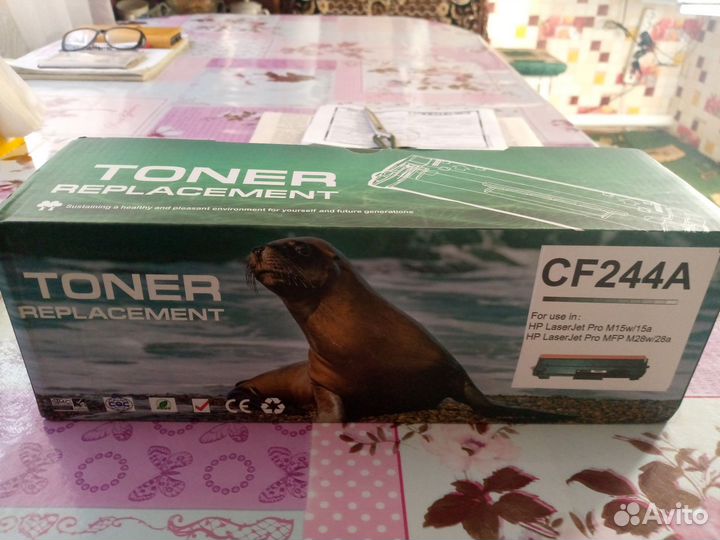 Новый картридж для принтера HP CF 244A