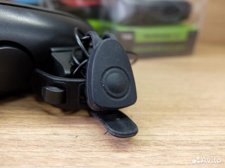 Фонарь 250Lm + электронный гудок, зарядка от USB