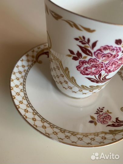 Кофейная пара лфз костяной фарфор