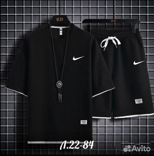 Спортивный костюм мужской Nike шорты футболка