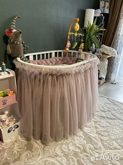 Балдохин юбка на кроватку