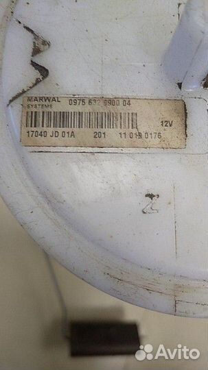 Насос топливный Nissan Dualis, Nissan Qashqai