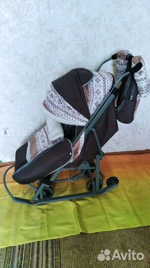 Коляска санки