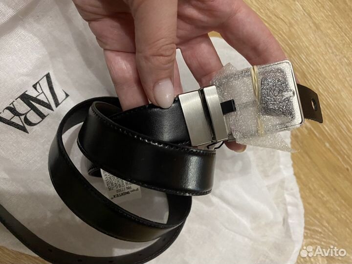 Кожаный ремень Zara NEW