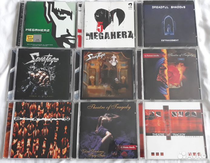 Audio CD rock metal pop оригиналы и не очень