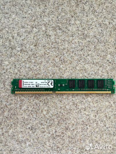 Оперативная память kingston kvr1333d3n9/2g, DDR3