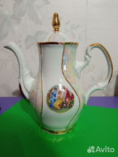 Фарфоровая крышка от кофейника Бернадотт Мадонна