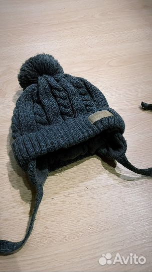 Зимние шапка на завязках и шапка шлем 46-50