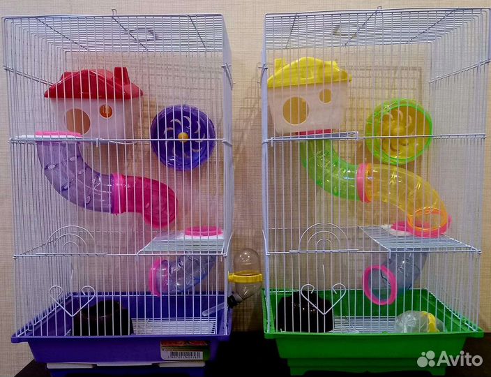 Клетка 3 этажа с лабиринтами