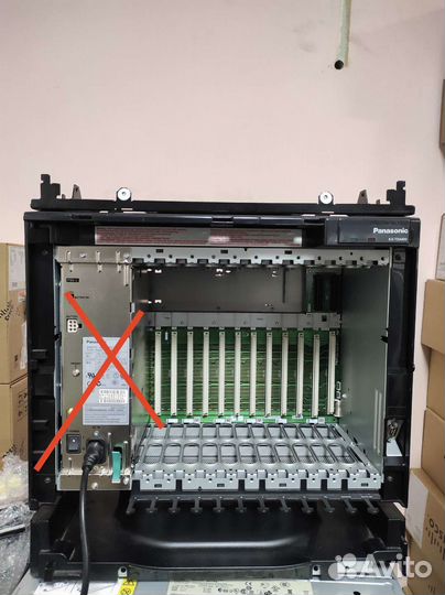 Шасси Атс Panasonic KX-TDA600 + платы доп