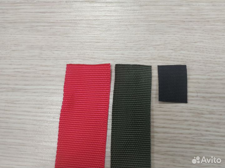 Нарезка стропы, ленты, молнии холодная/ горячая